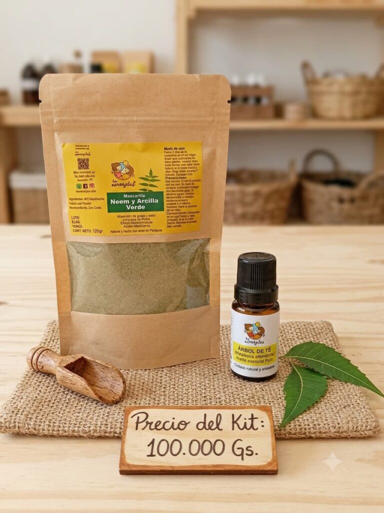 KIT PURIFICANTE Neem & Arcilla Verde + Árbol de Té